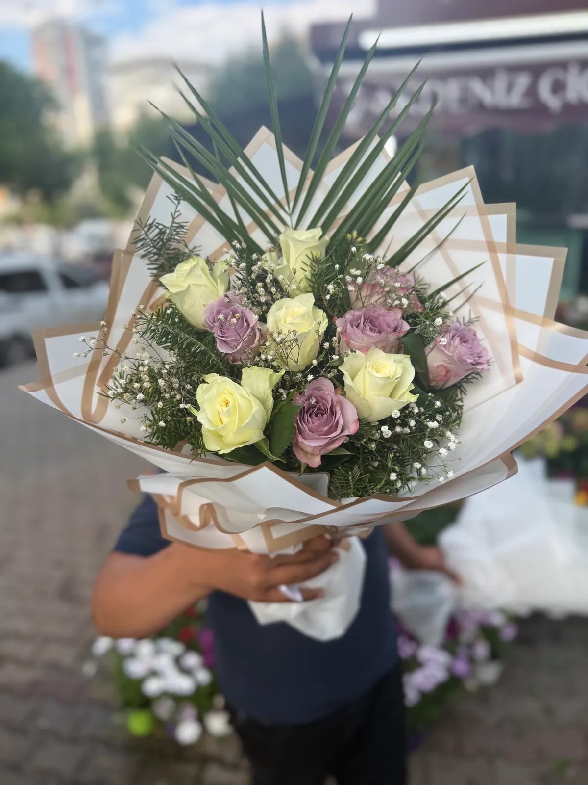10 Gül İthal Karışık 