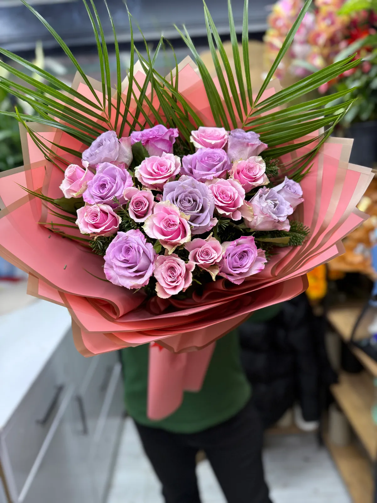 20 Li İthal Gül pembe ve lila