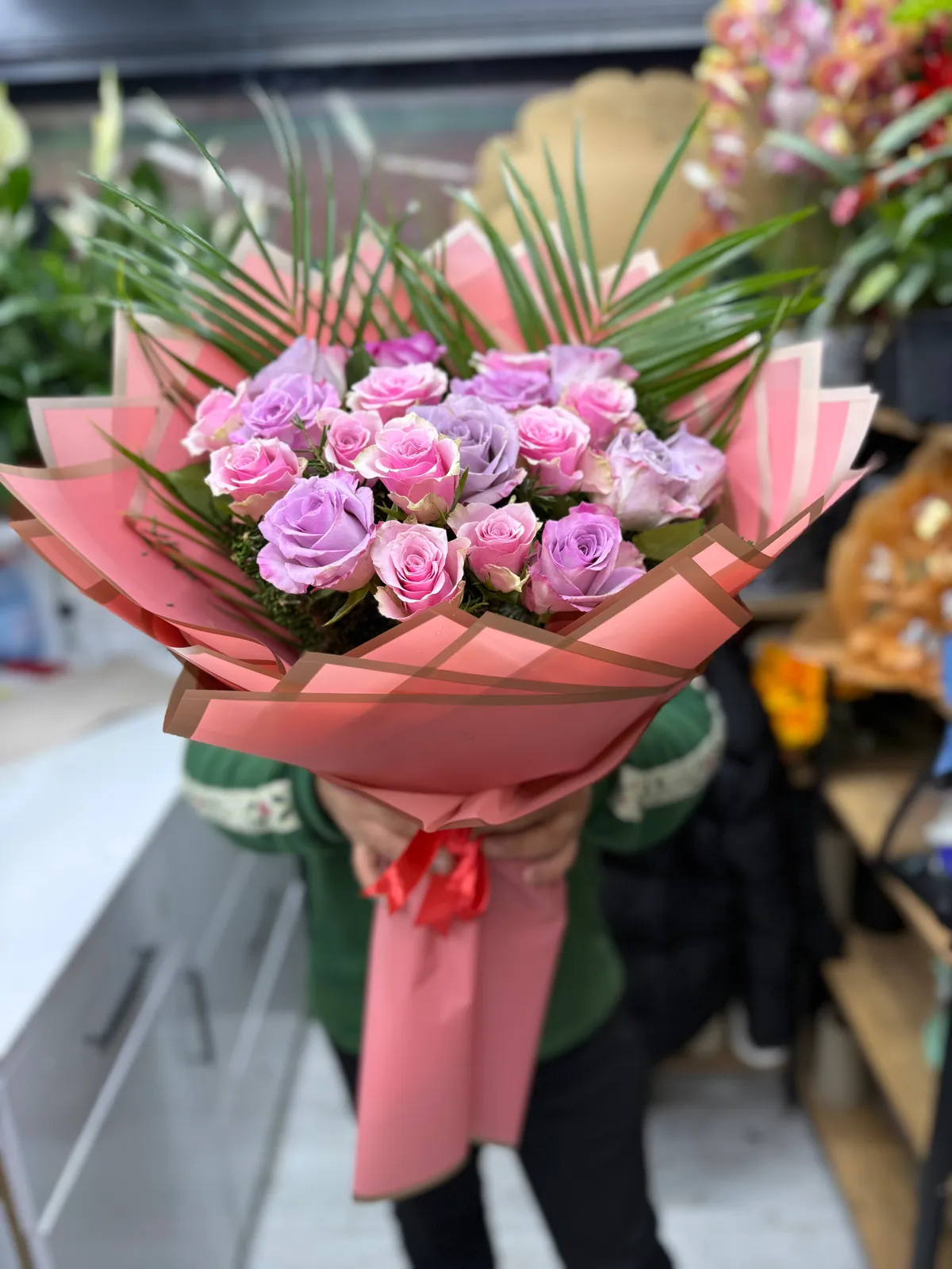 20 Li İthal Gül pembe ve lila 2