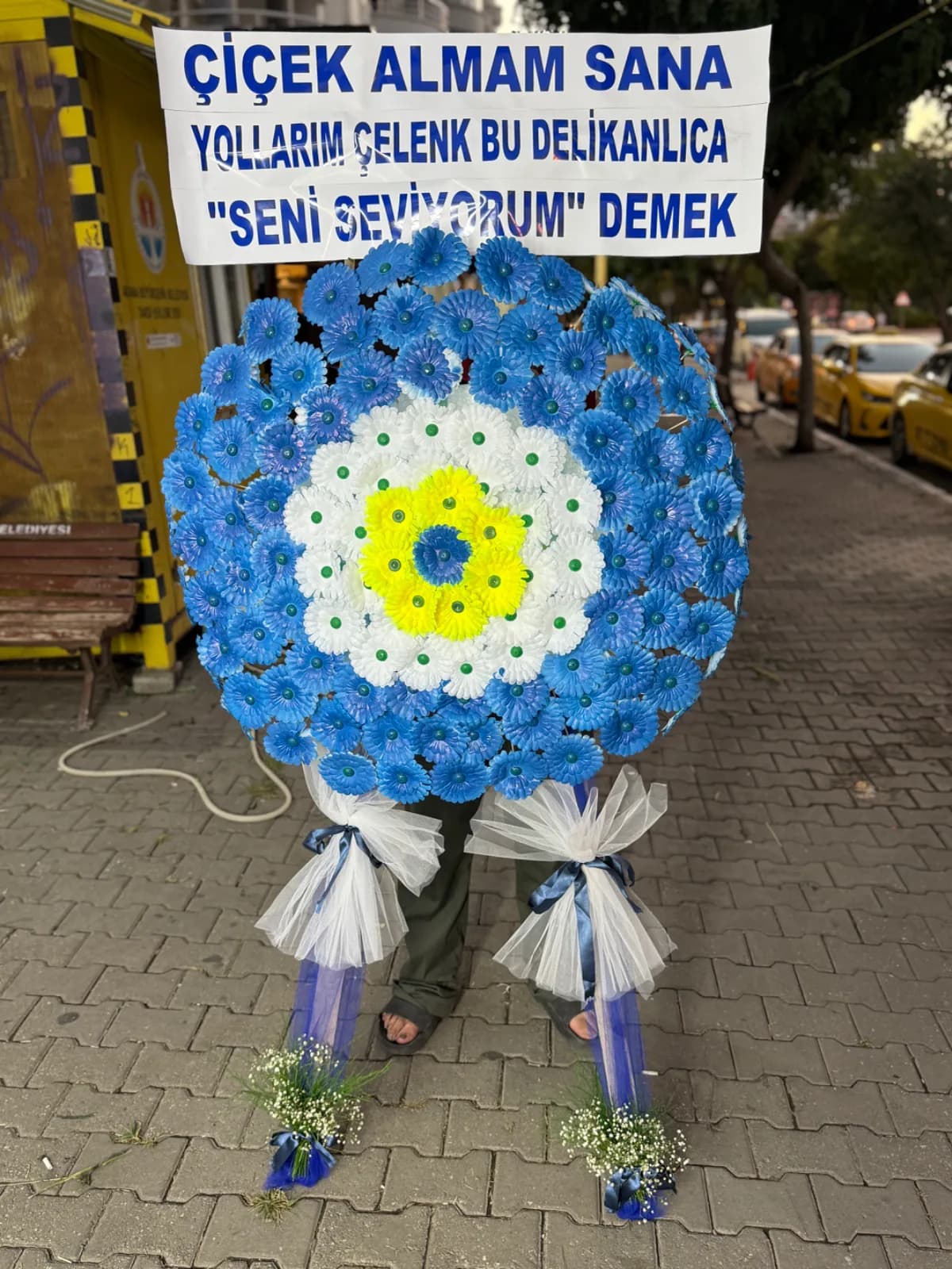 Nazar boncuk Çelenk